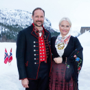 I mars besøkte Kronprinsparet Rauland i Vinje kommune i Telemark, samt Hovden og Bykle i Setesdal. Foto: Lise Åserud, NTB